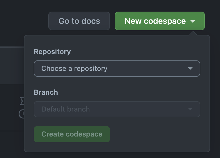 Initalize the Codespaces environment Initalize the Codespaces environment